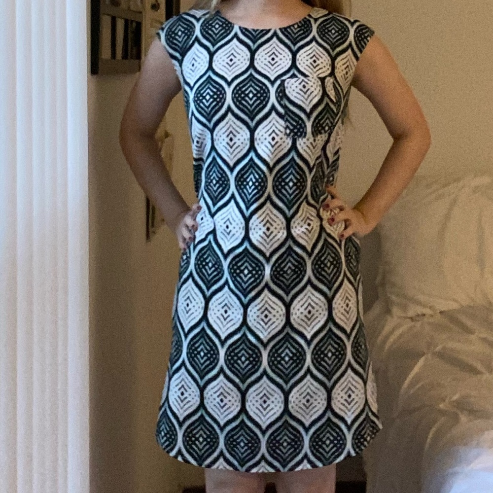 Merona print shift dress